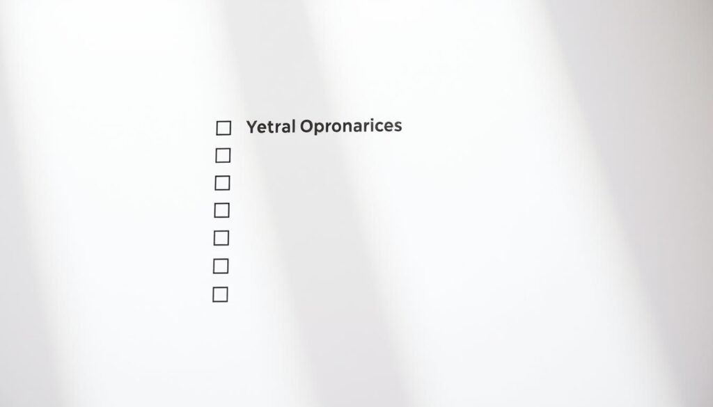 A crisp, clean-lined checklist with a professional, authoritative feel. The checklist items are presented in a clear, organized layout against a subtly textured white background, evoking a sense of efficiency and attention to detail. Warm, neutral lighting casts a soft glow, creating depth and dimension. The composition is balanced, with the checklist taking center stage, surrounded by ample negative space to allow the content to shine. An understated, sophisticated aesthetic that conveys the seriousness of the car loan pre-approval process.