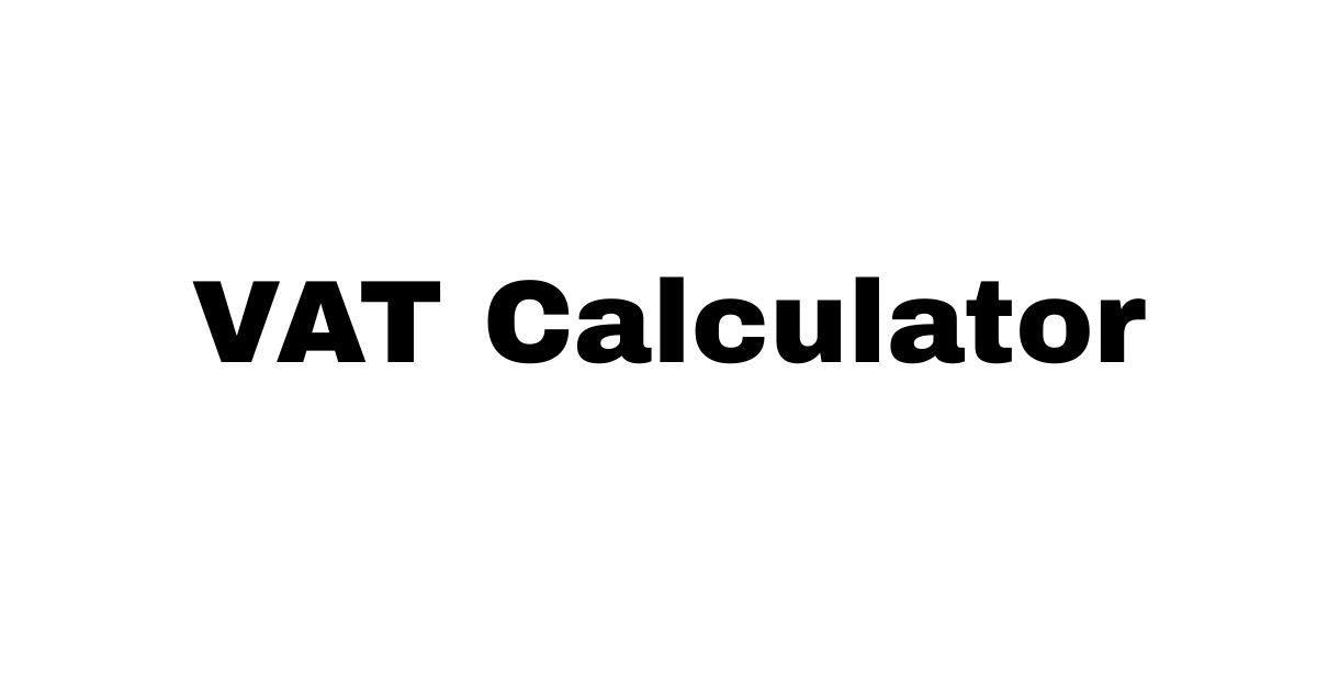VAT Calculator
