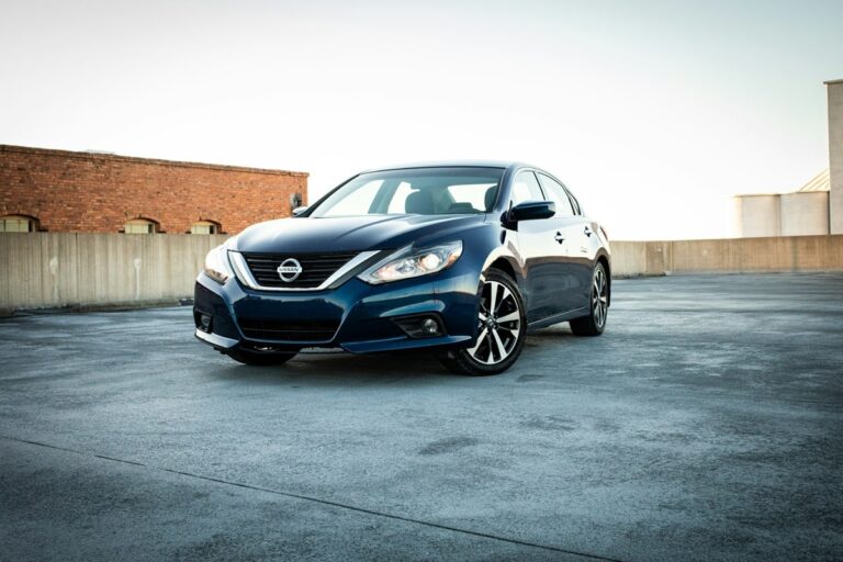 nissan altima car parked